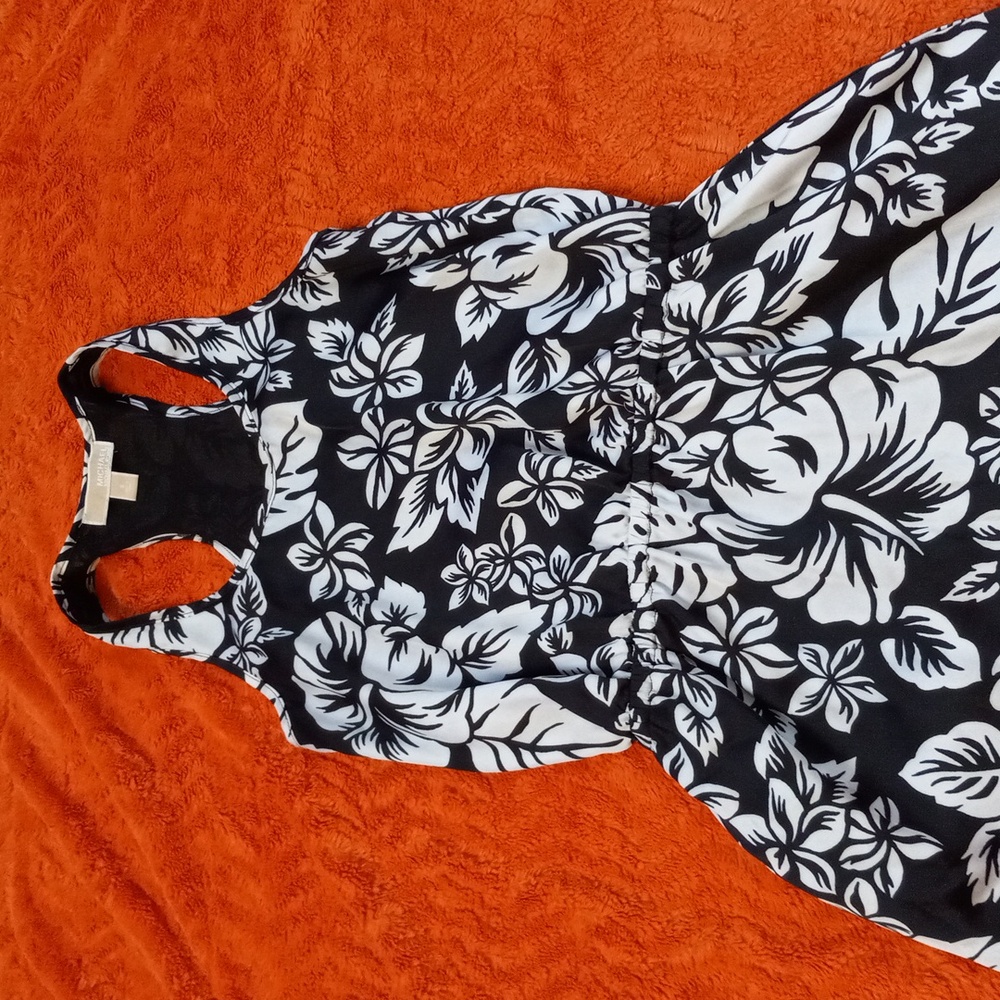 MMK hibiscus print dress